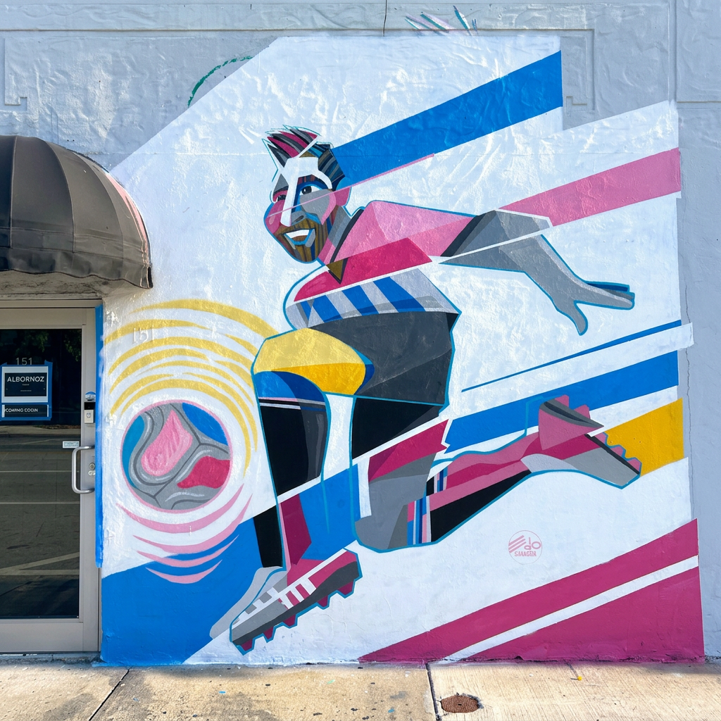Mural de Messi — EDO Sanabria